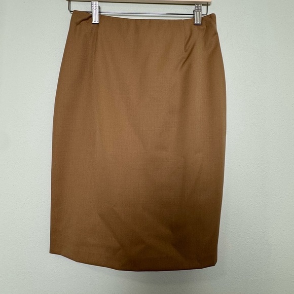 Vintage Preston & York 100% Worsted Wool Pencil Skirt Size 8 - Picture 1 of 8